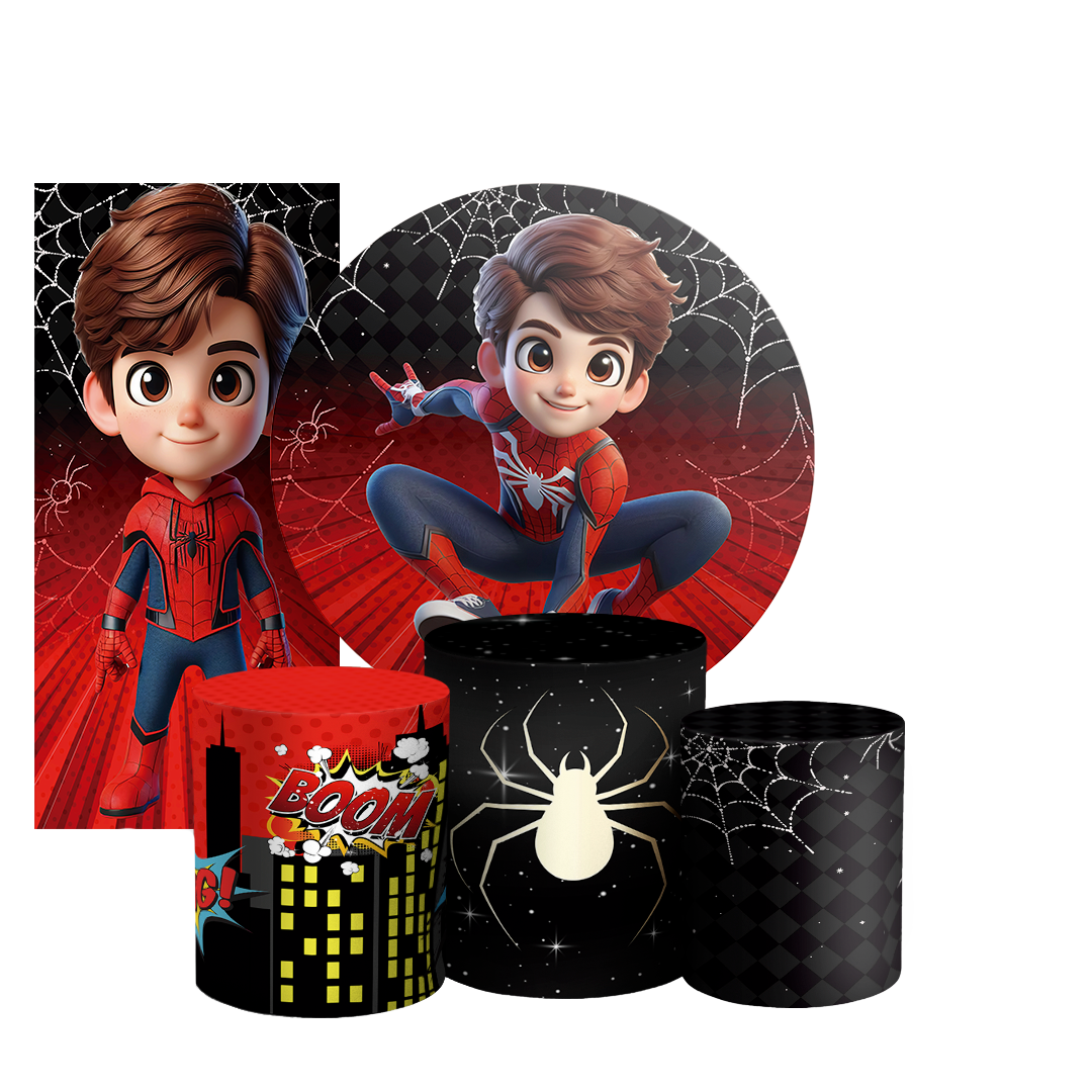 Arte Digital Painel de Festa - Homem Aranha 803393
