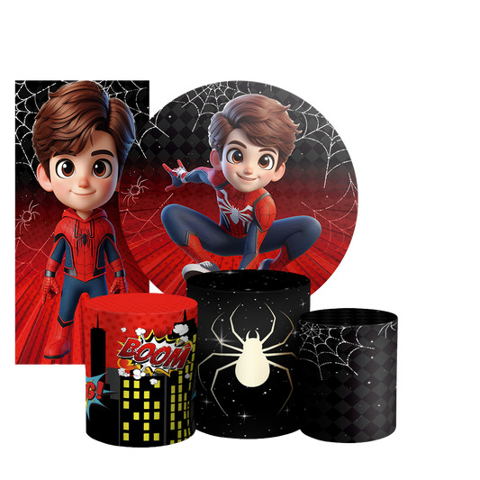 Arte Digital Painel de Festa - Homem Aranha 803393