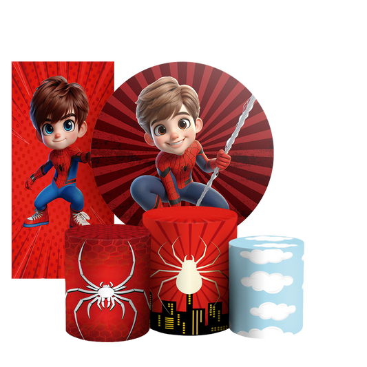 Arte Digital Painel de Festa - Homem Aranha 803394