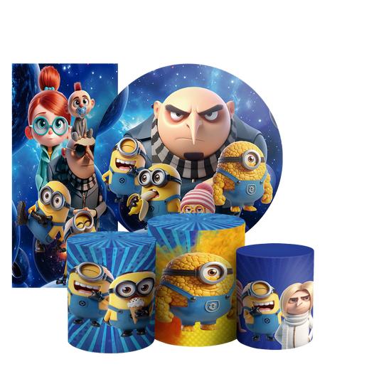 Arte Digital Painel de Festa - Malvado Favorito 803398