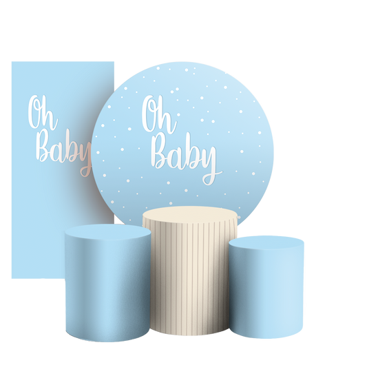 Arte Digital Painel de Festa - Oh Baby 803433