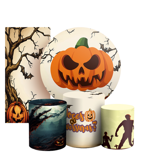 Arte Digital Painel de Festa - Dia das Bruxas Halloween 803436