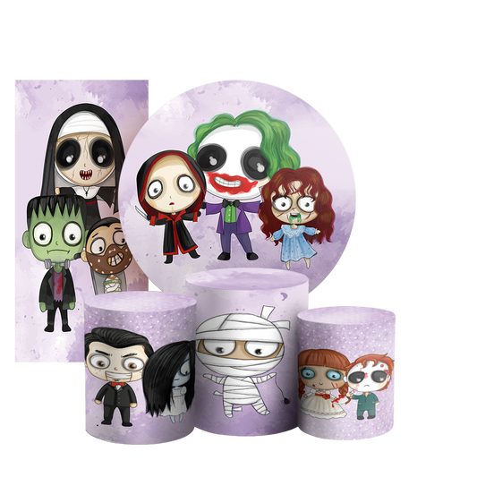 Arte Digital Painel de Festa - Dia das Bruxas Halloween 803439