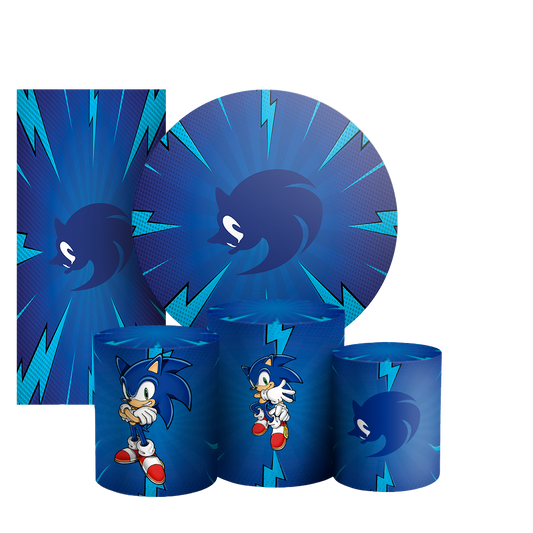 Arte Digital Painel de Festa - Sonic 803460