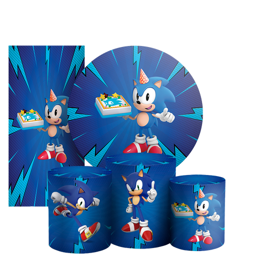 Arte Digital Painel de Festa - Sonic 803470