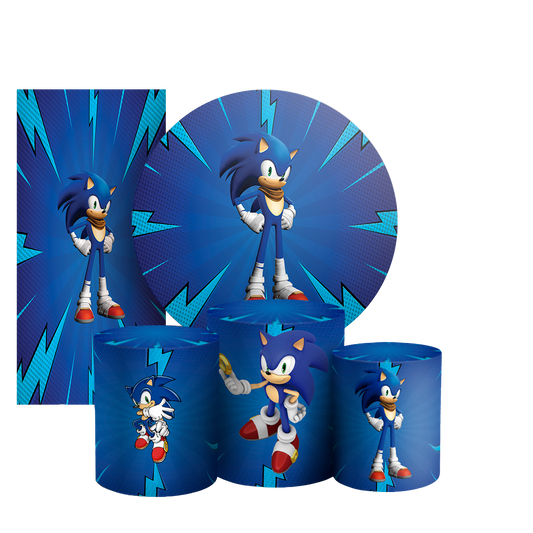 Arte Digital Painel de Festa - Sonic 803474