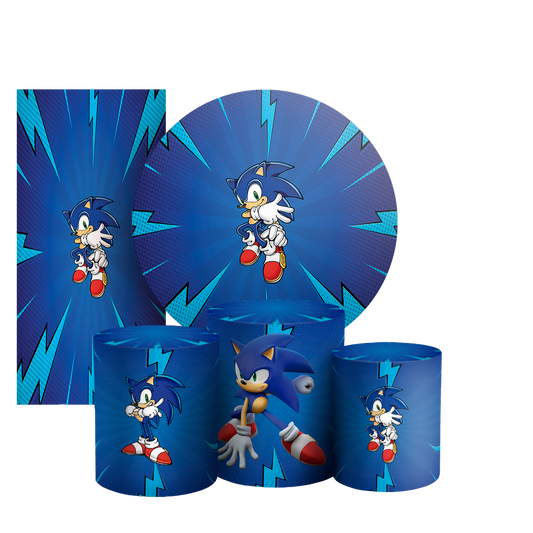 Arte Digital Painel de Festa - Sonic 803477