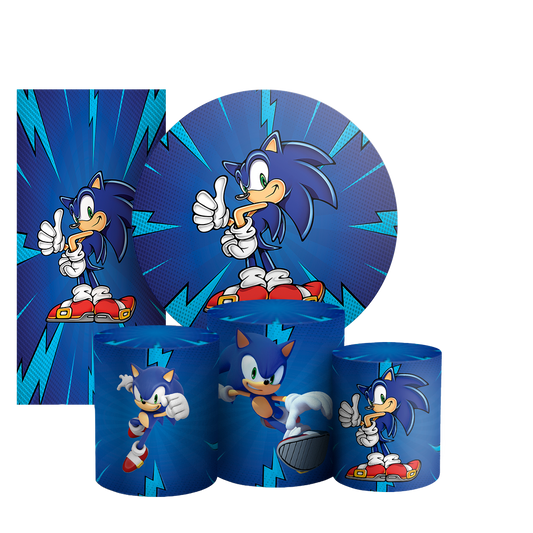 Arte Digital Painel de Festa - Sonic 803480