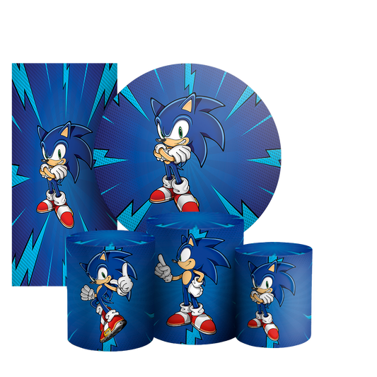 Arte Digital Painel de Festa - Sonic 803482