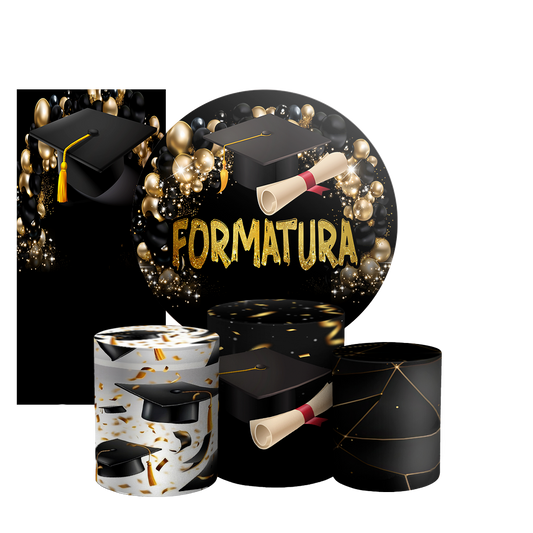 Arte Digital Painel de Festa - Formatura 803489