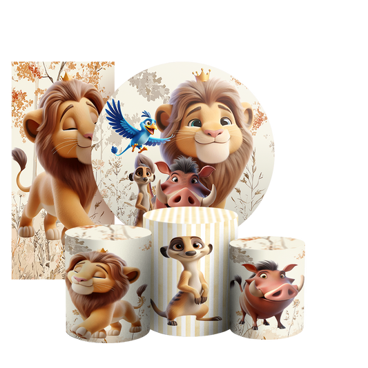 Arte Digital Painel de Festa - Rei Leao 803500