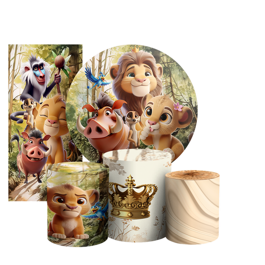 Arte Digital Painel de Festa - Rei Leao 803501