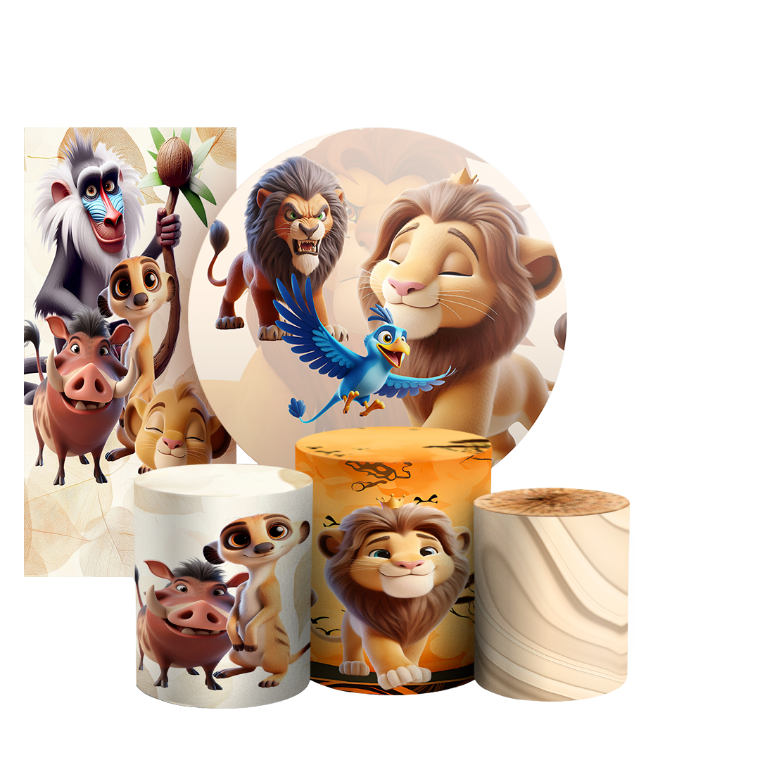 Arte Digital Painel de Festa - Rei Leao 803502