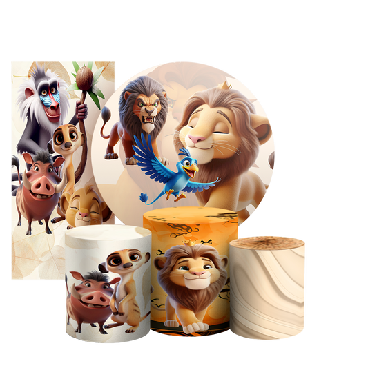 Arte Digital Painel de Festa - Rei Leao 803502