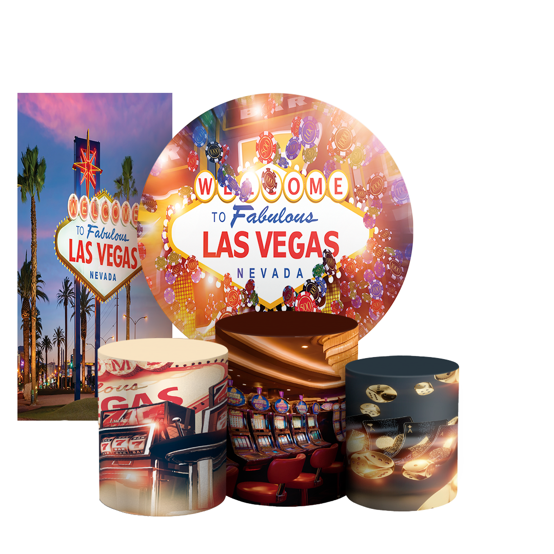 Arte Digital Painel de Festa - Las Vegas 803521