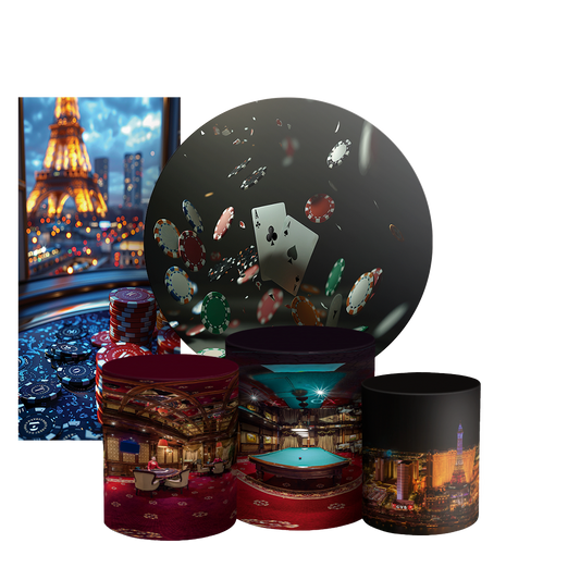 Arte Digital Painel de Festa - Las Vegas 803522