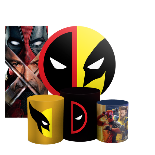 Arte Digital Painel de Festa - Dead Pool e Wolverine 803533