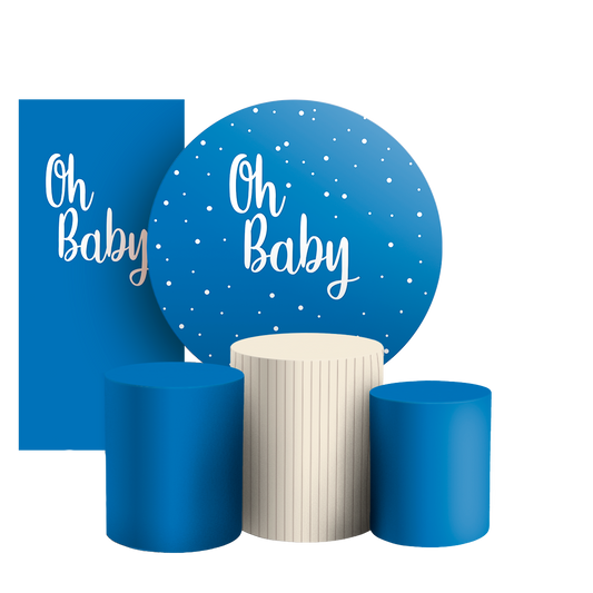 Arte Digital Painel de Festa - Oh Baby 803535