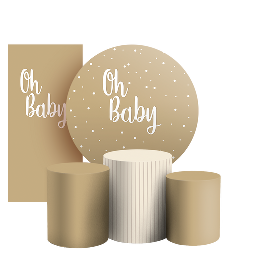 Arte Digital Painel de Festa - Oh Baby 803542