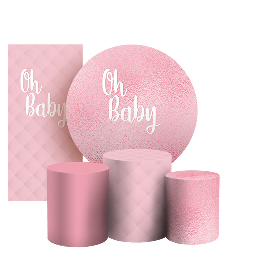 Arte Digital Painel de Festa - Oh Baby 803544