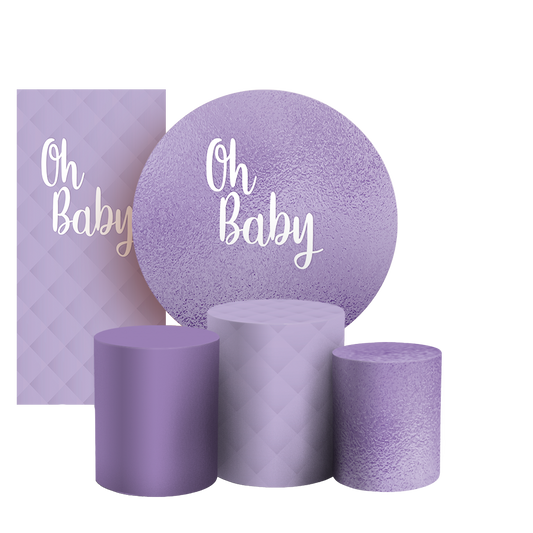 Arte Digital Painel de Festa - Oh Baby 803545