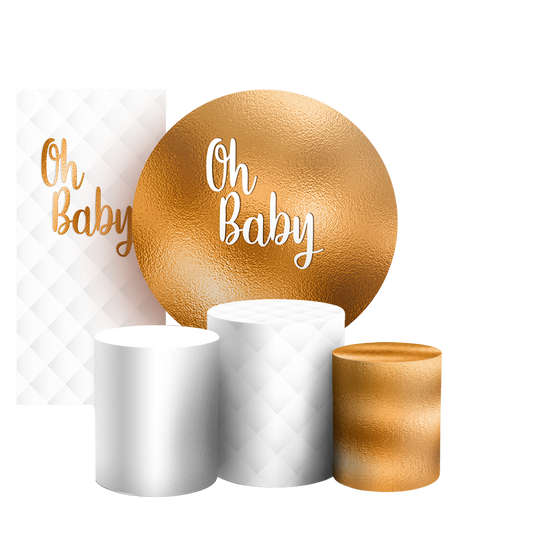Arte Digital Painel de Festa - Oh Baby 803547