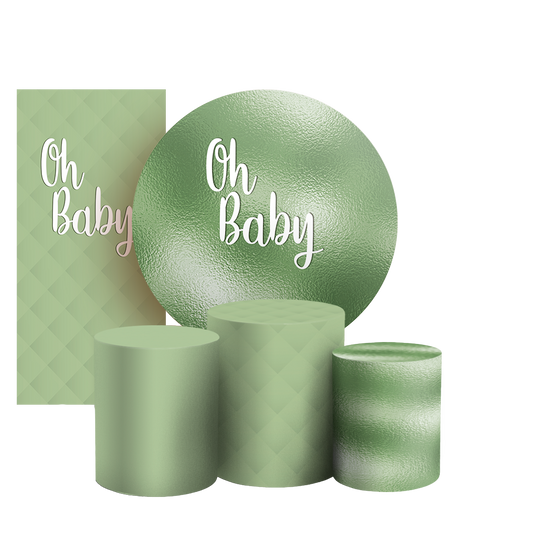 Arte Digital Painel de Festa - Oh Baby 803548