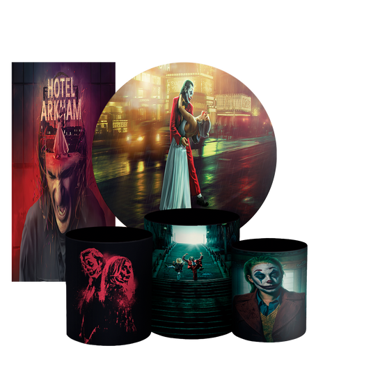 Arte Digital Painel de Festa - Coringa Delirio a Dois 803569