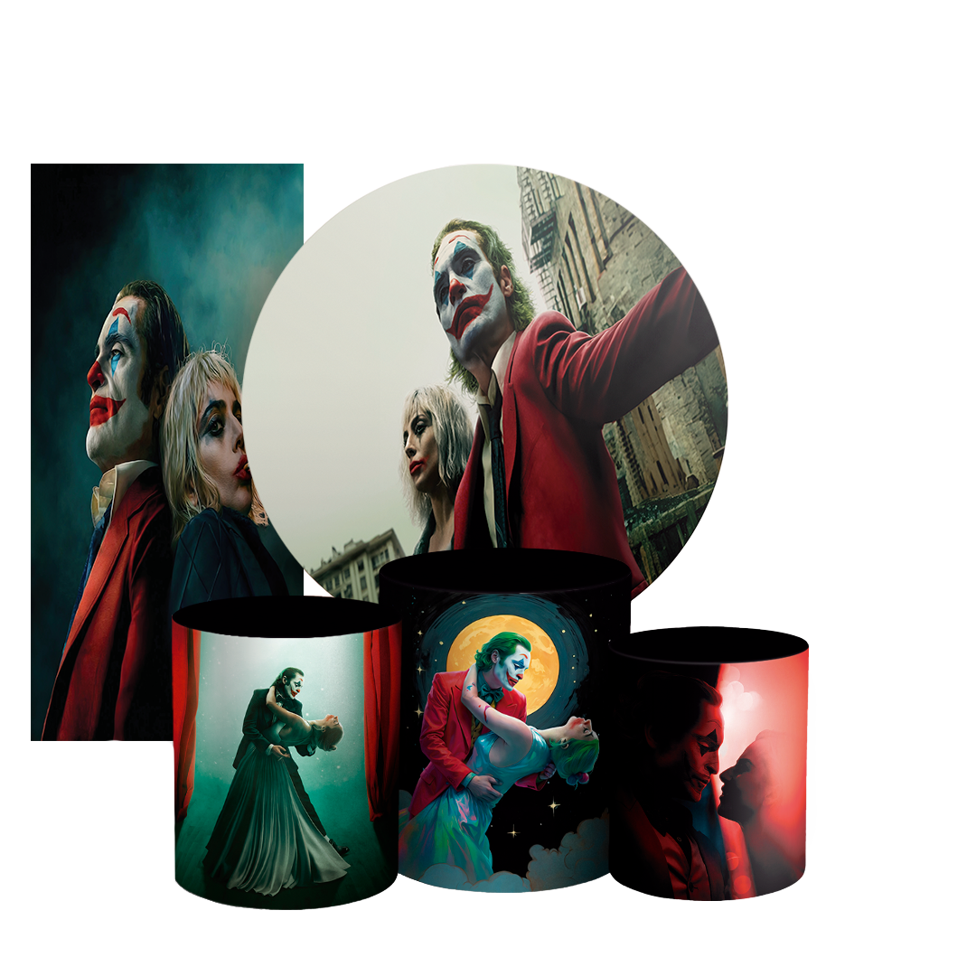 Arte Digital Painel de Festa - Coringa Delirio a Dois 803570
