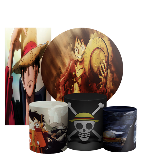 Arte Digital Painel de Festa - Luffy One Piece 803578