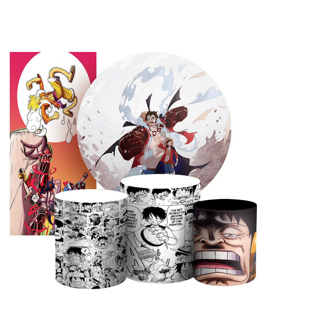 Arte Digital Painel de Festa - Luffy One Piece 803579