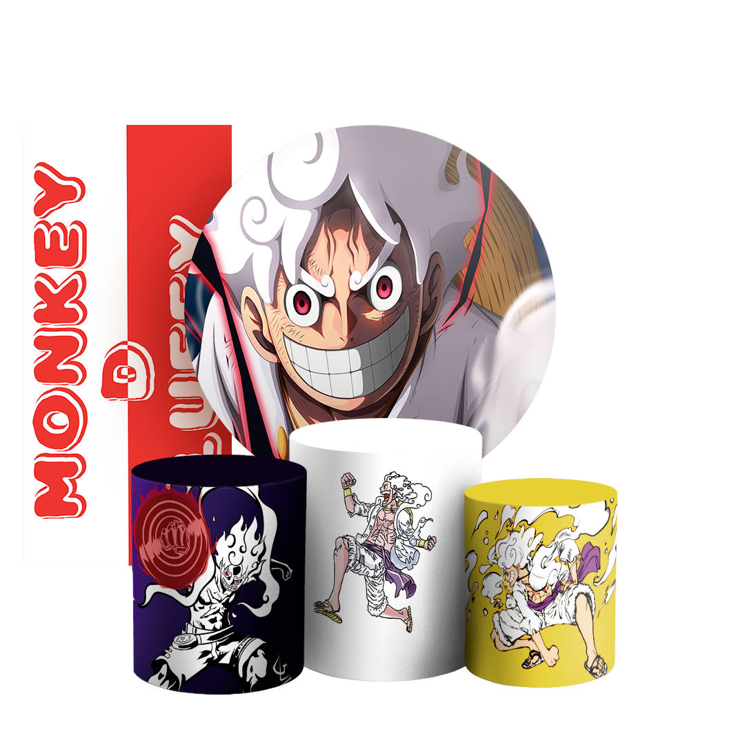 Arte Digital Painel de Festa - Luffy One Piece 803580