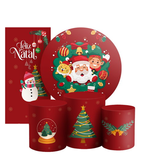 Arte Digital Painel de Festa - Natal 803603