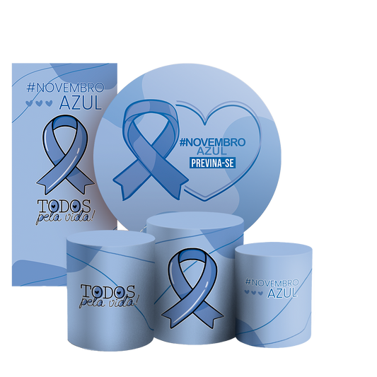 Arte Digital Painel de Festa - Novembro Azul 803604