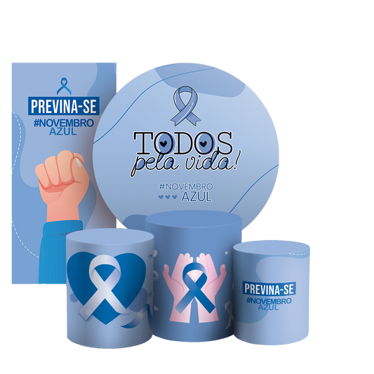 Arte Digital Painel de Festa - Novembro Azul 803606