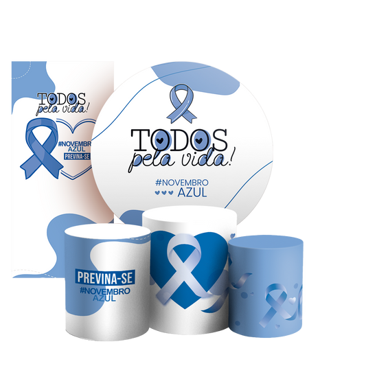 Arte Digital Painel de Festa - Novembro Azul 803607