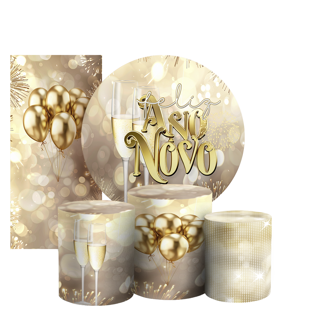 Arte Digital Painel de Festa - Ano Novo 803616