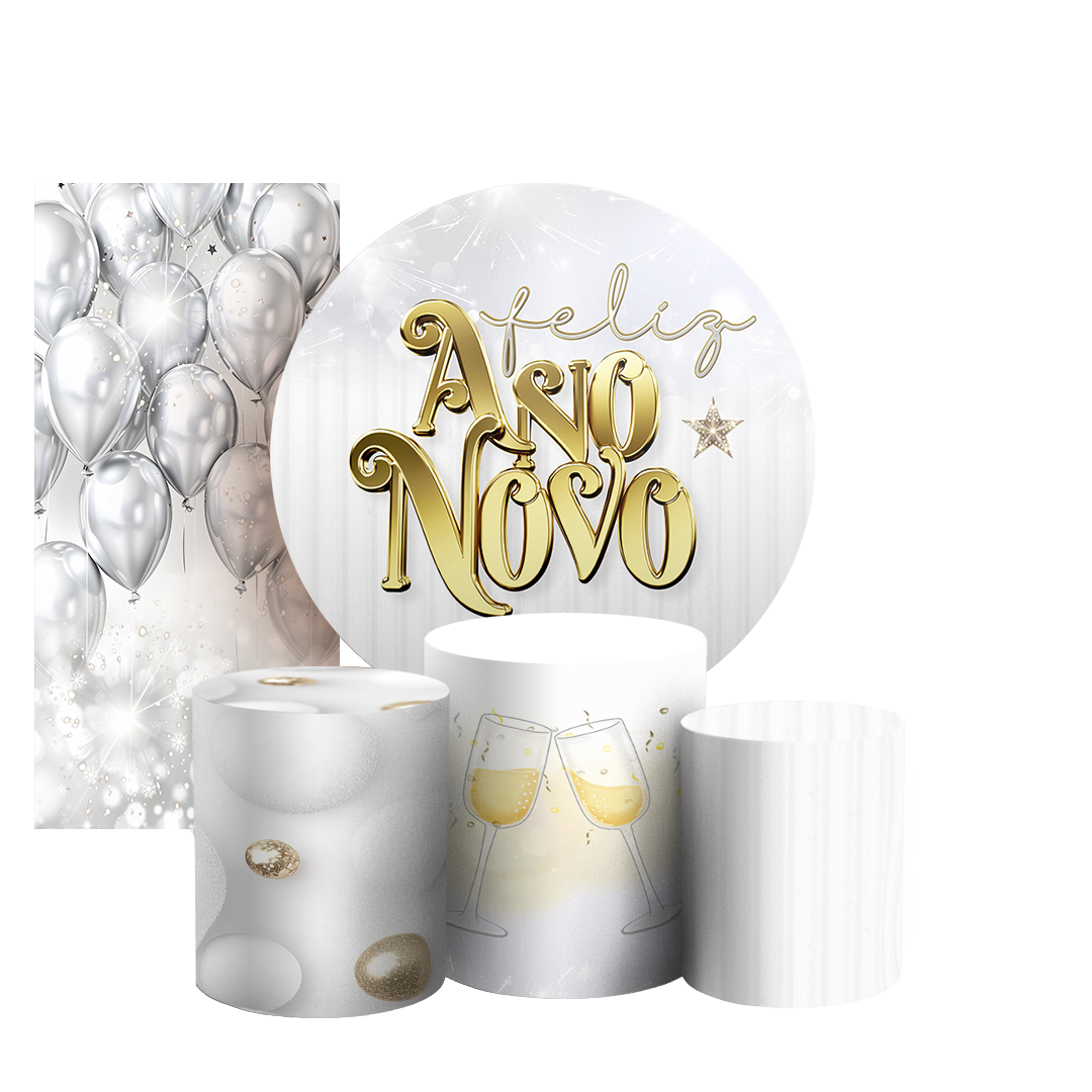 Arte Digital Painel de Festa - Ano Novo 803620