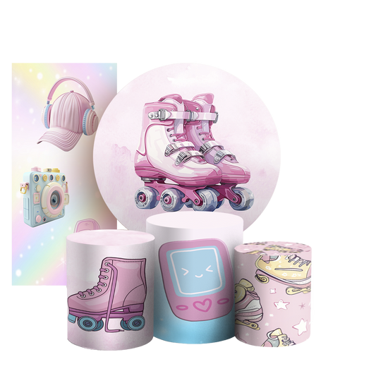 Arte Digital Painel de Festa - Patins 803649