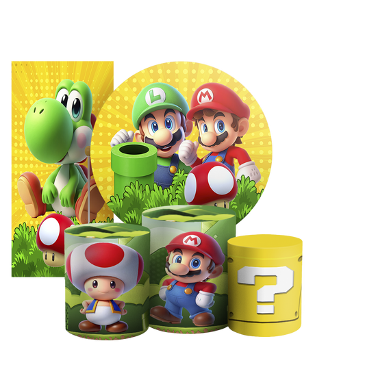 Arte Digital Painel de Festa - Super Mario 803653