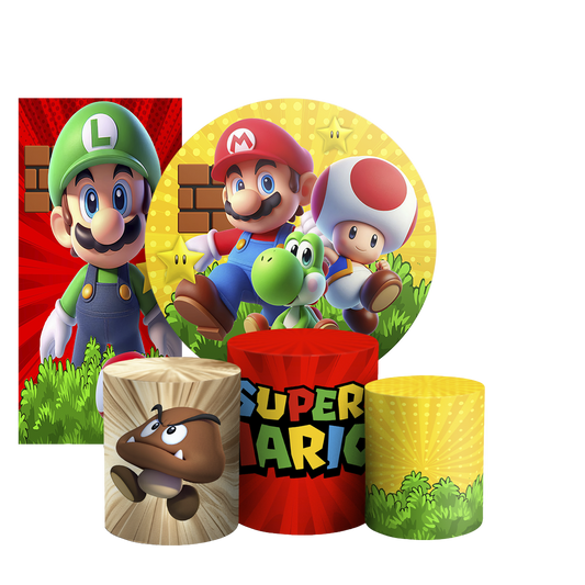 Arte Digital Painel de Festa - Super Mario 803654