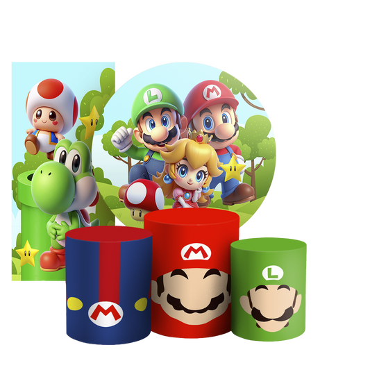 Arte Digital Painel de Festa - Super Mario 803655