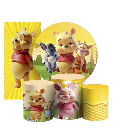 Arte Digital Painel de Festa - Ursinho Pooh 803656