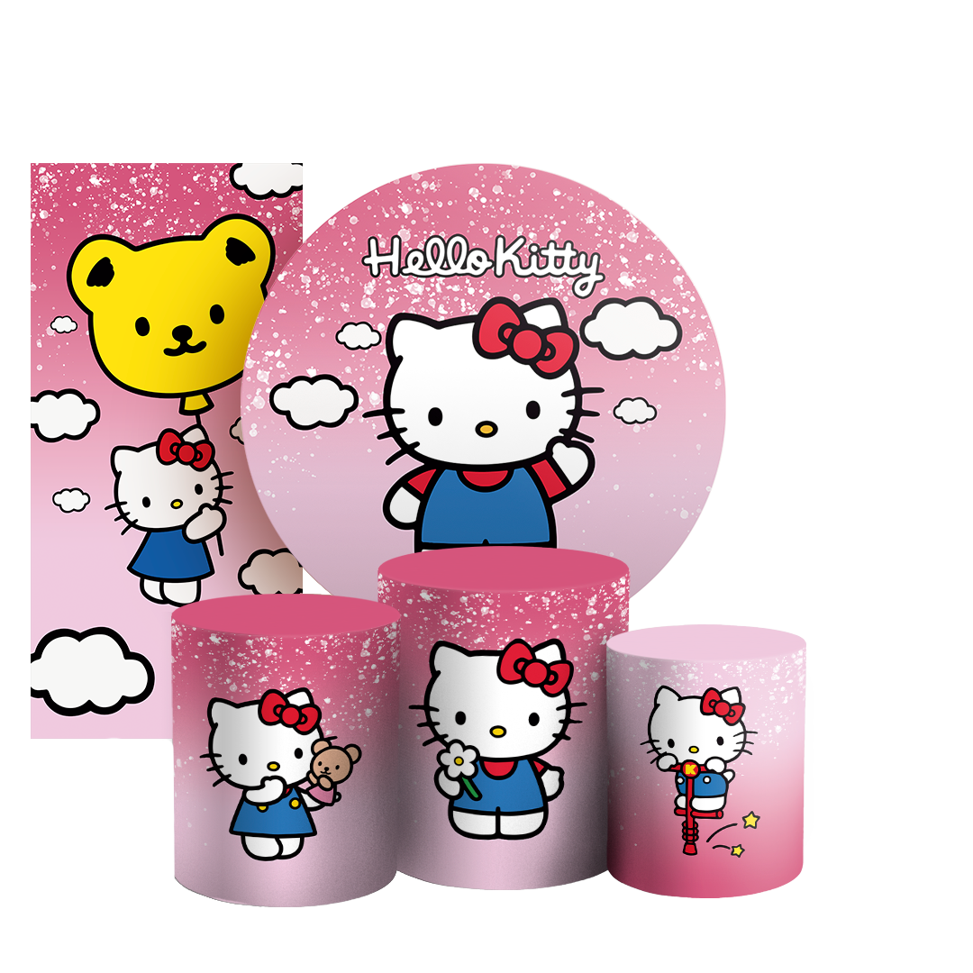 Arte Digital Painel de Festa - Hello Kitty 803690