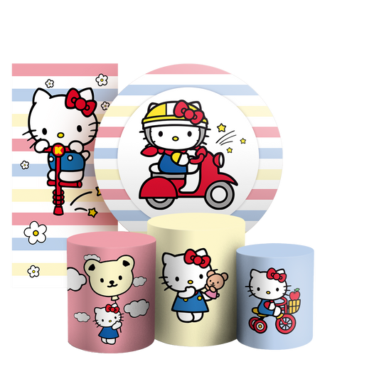 Arte Digital Painel de Festa - Hello Kitty 803691