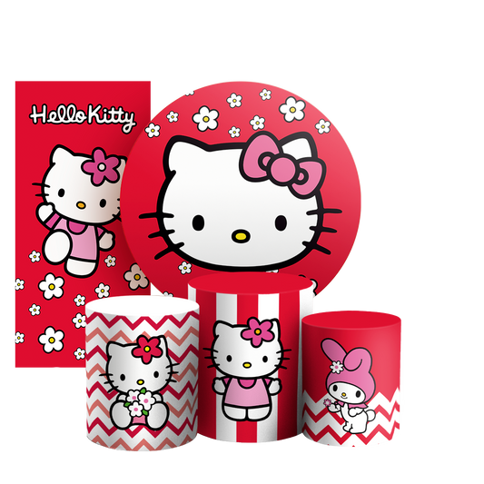 Arte Digital Painel de Festa - Hello Kitty 803692