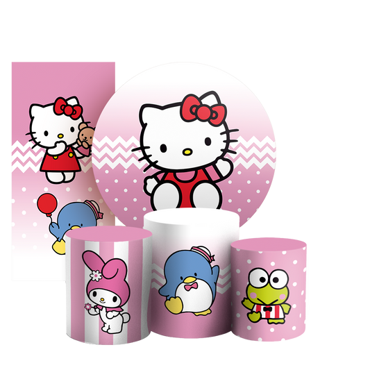 Arte Digital Painel de Festa - Hello Kitty 803693