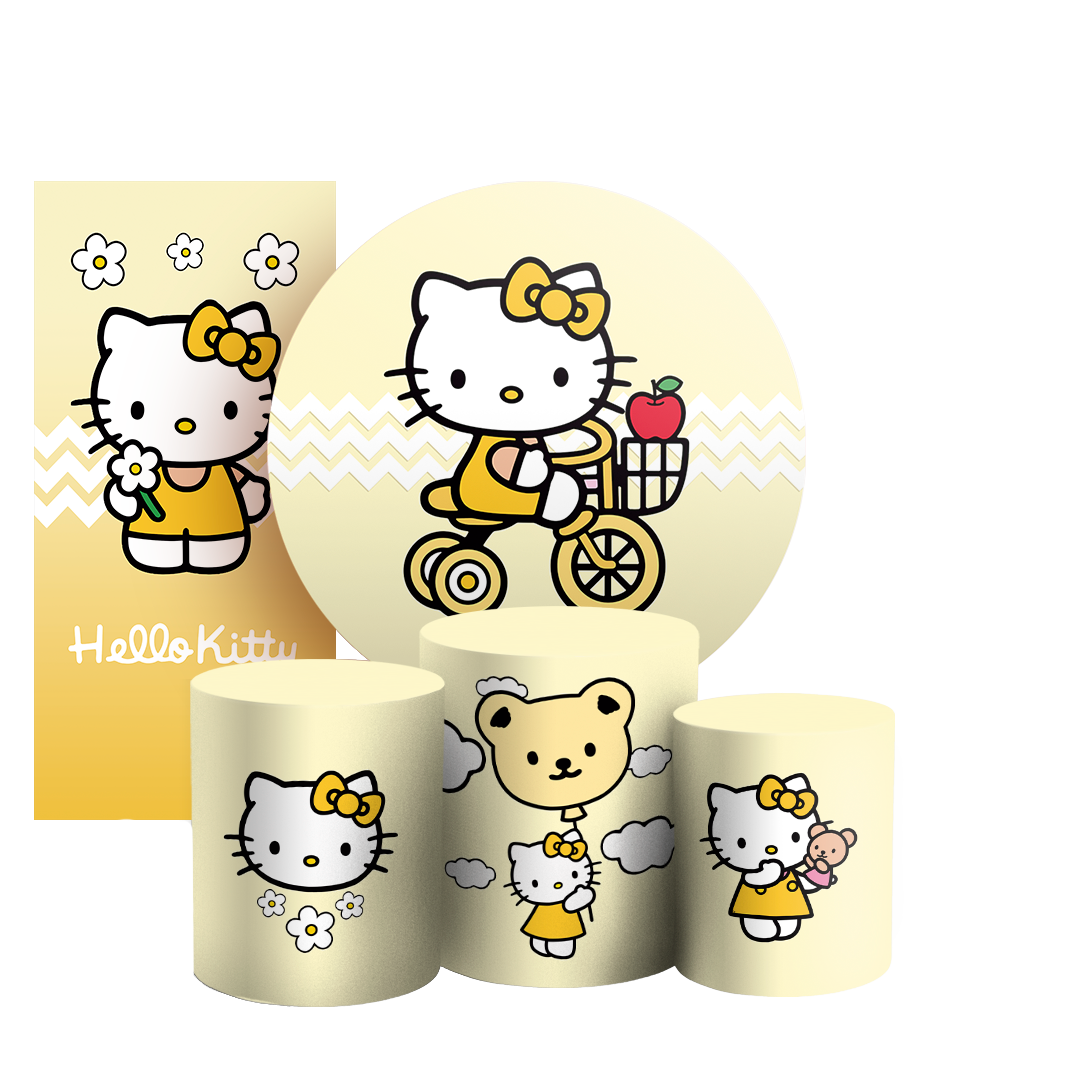 Arte Digital Painel de Festa - Hello Kitty 803695