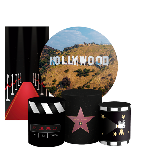 Arte Digital Painel de Festa - Hollywood 803696