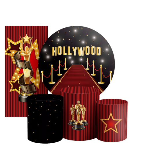 Arte Digital Painel de Festa - Hollywood 803697